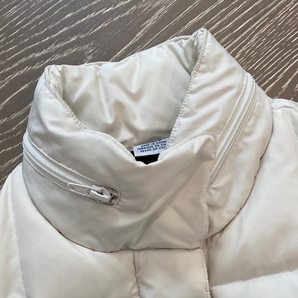 Tommy Hilfiger Cream Puffer Jacket - Picture 7 of 8